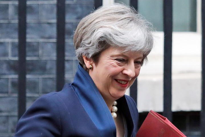 Британският премиер е спечелила подкрепата на привържениците на Брекзит в