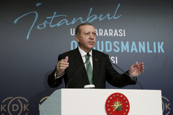 Турският президент даже даде за пример предприета преди време турска