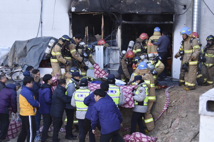 По рано беше съобщено за 31 жертви Пожарът е започнал в